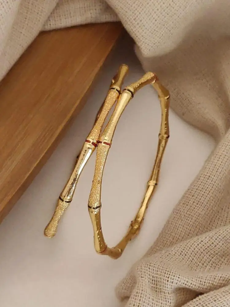 CHIC-SOPHISTICATION-DUAL-HIGH-GOLD-BRASS-BANGLES