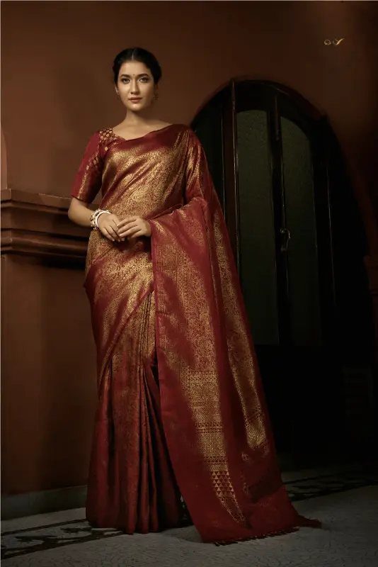 KANJIVARAM-WEDDING-SILK-SAREE-IN-RED